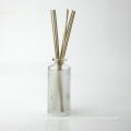 custom design luxury empty fancy cosmetic packaging clear glass reed diffuser bottle